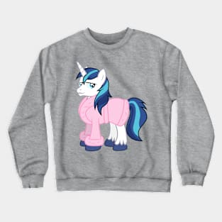 Shining Armor in a bathrobe Crewneck Sweatshirt